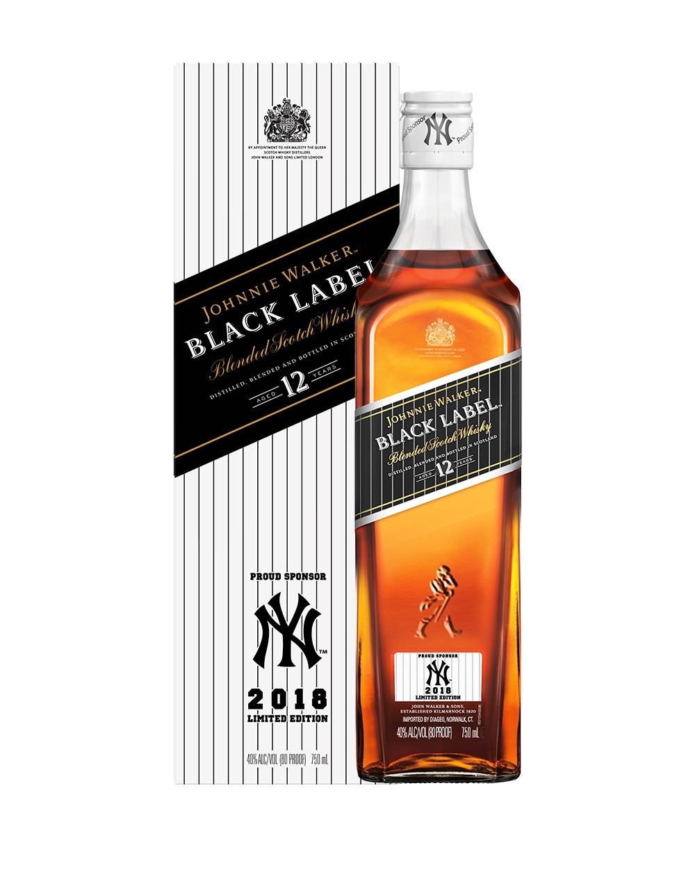 Johnnie Walker Black Label - Yankees 2018 Limited Edition Design | Buy