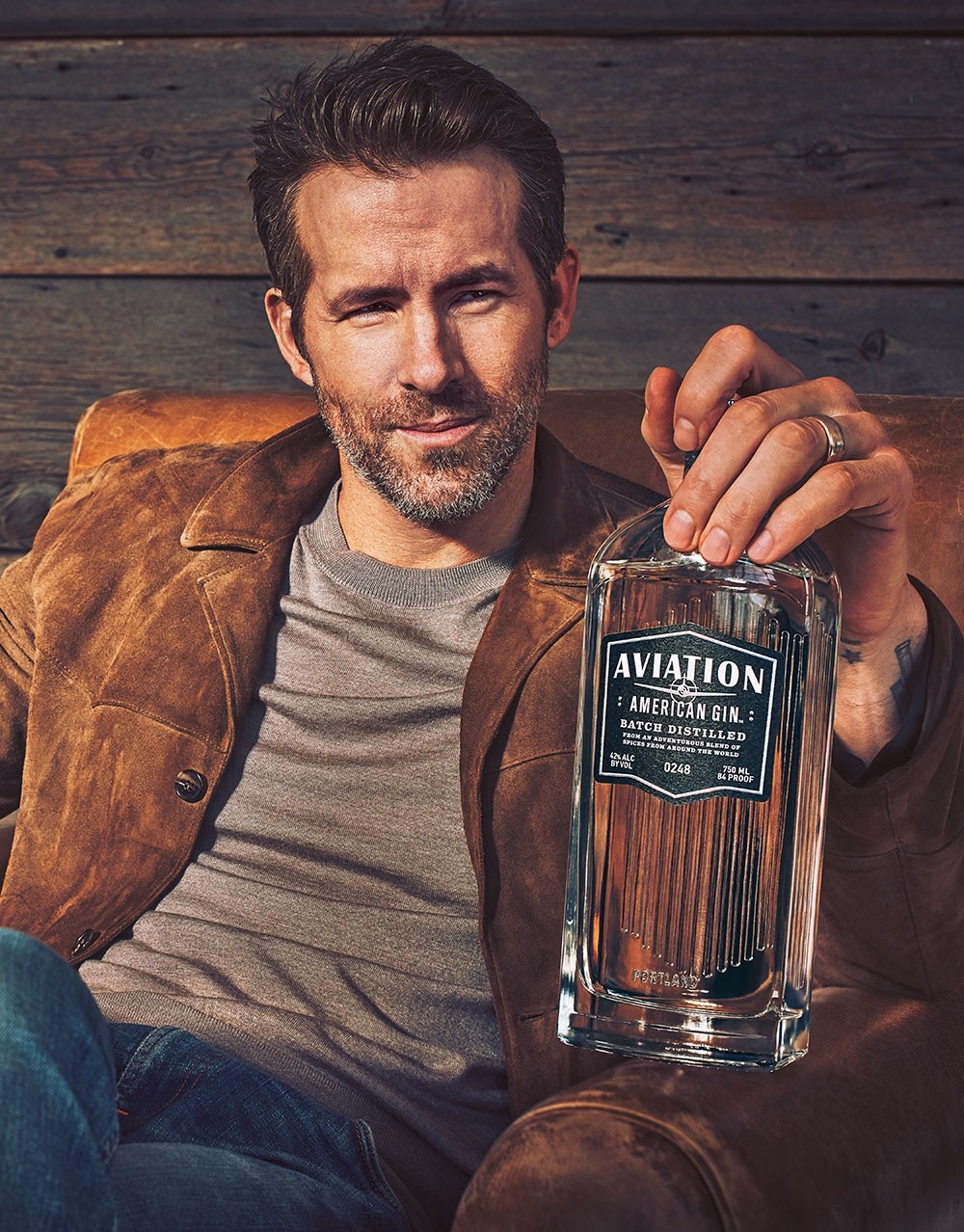 Aviation American Gin with Engraved Ryan Reynolds Signature | Buy